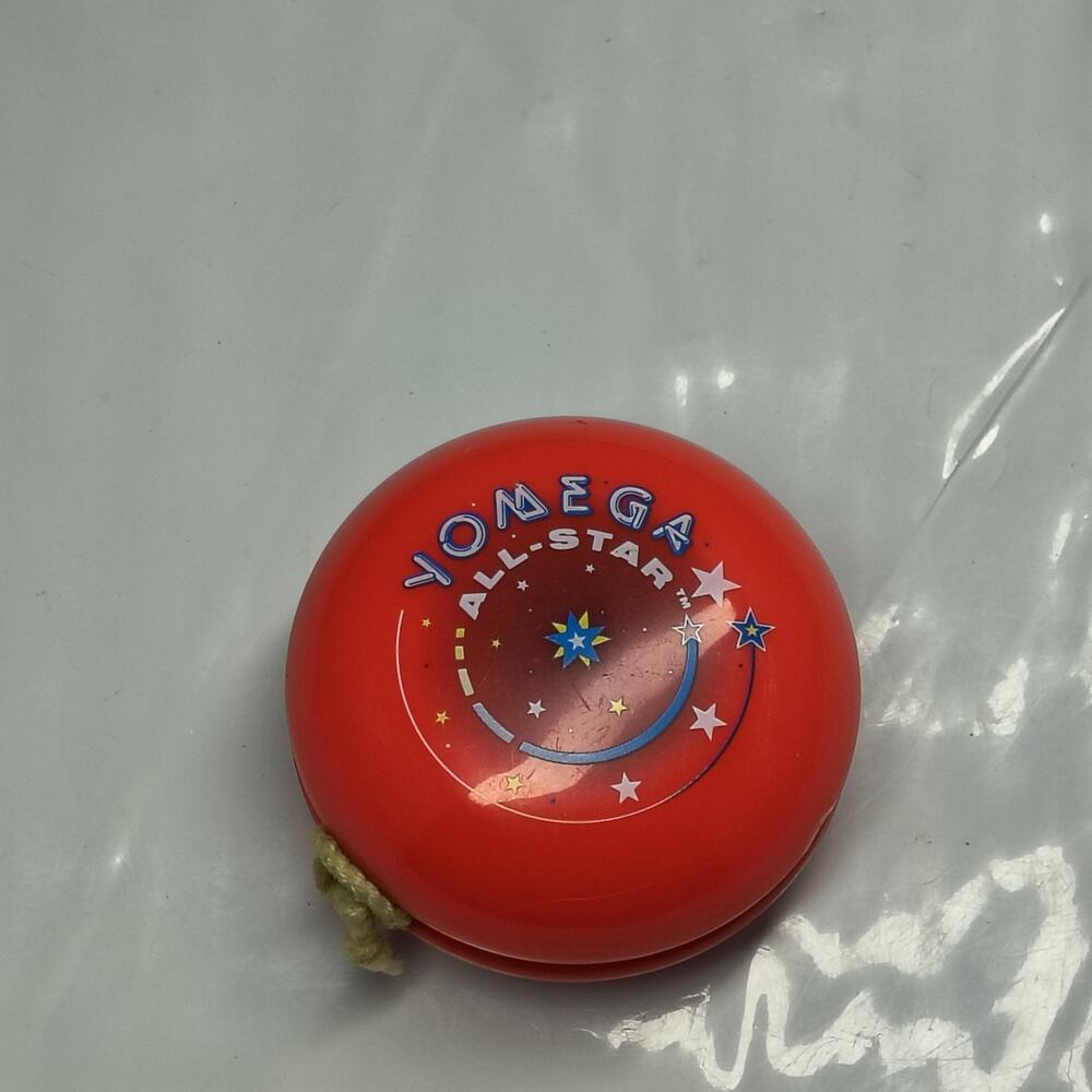Vintage 1988 Yomega Bandai All Star YoYo Red,blue 2.25”
